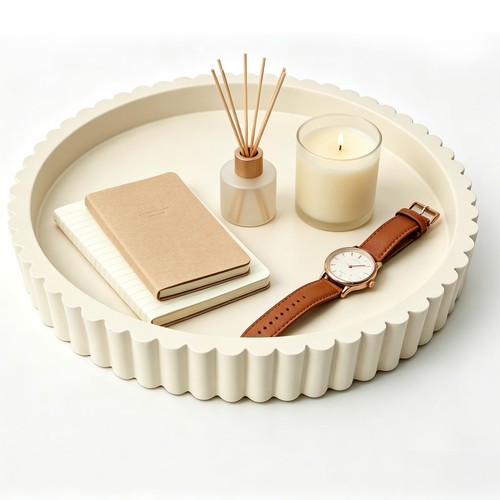 Round concrete decorative - round,