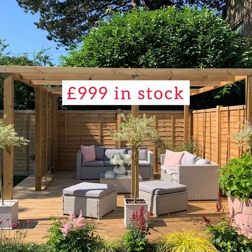 Rattan garden furniture set - garden,
