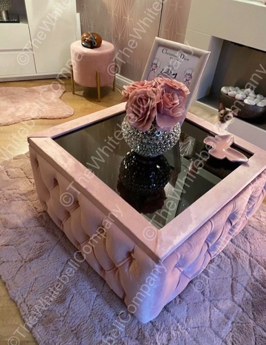 Upholstered chesterfield glass - upholstered,
